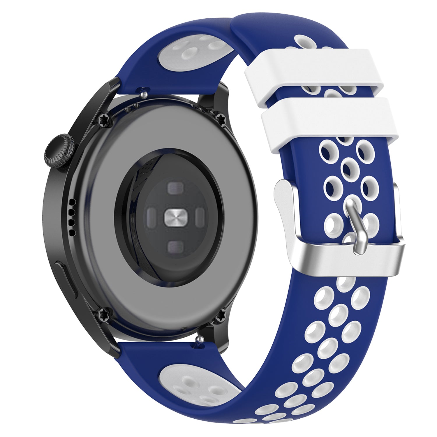 20mm Multiple Holes Breathable Dual Color Silicone Watch Strap Wristband for Huawei Watch GT3 42mm Samsung Galaxy Watch 42mm 20mm Multiple Holes Breathable Dual Color Silicone Watch Strap Wristband for Huawei Watch GT3 42mm Samsung Galaxy Watch 42mm